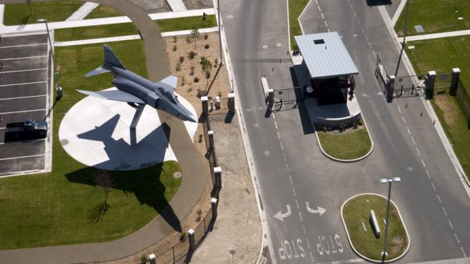 Arial view of the Air Force Civil Engineer Center