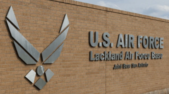 Air Force Base Sign for Lackland Air Force Base