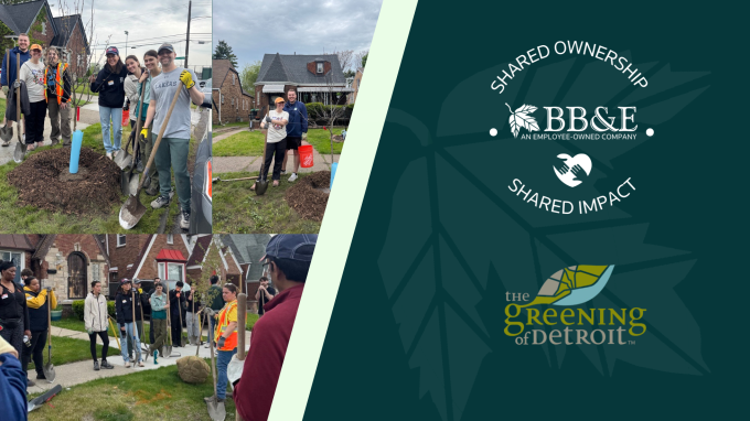 Shared Impact Greening Detroit Graphic